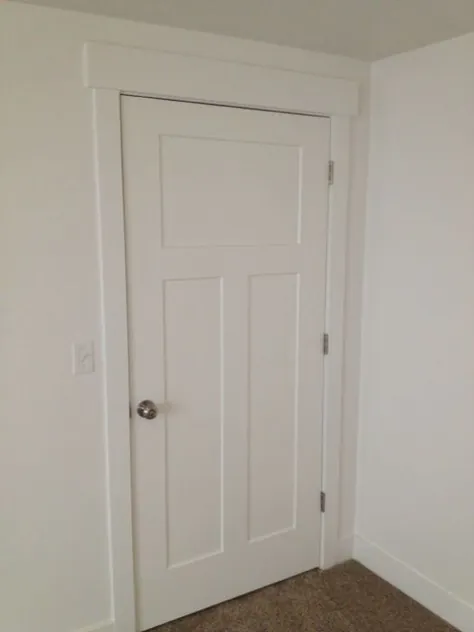 درب داخلی 3-پنل PRIMED WHITE INTERIOR / SHAKER STYLE درب داخلی -1015 - KSR Door and Mill Comany