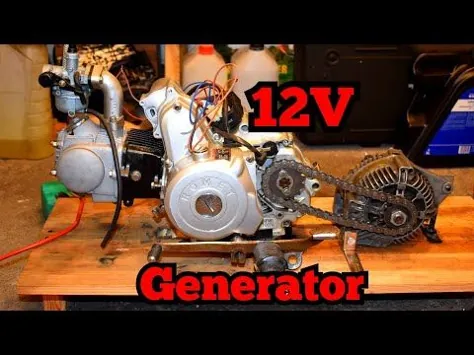 چگونه یک ژنراتور برق Weedeater 12V با دینام و موتور Fmb 139 4t اختراعات شگفت انگیز بسازیم