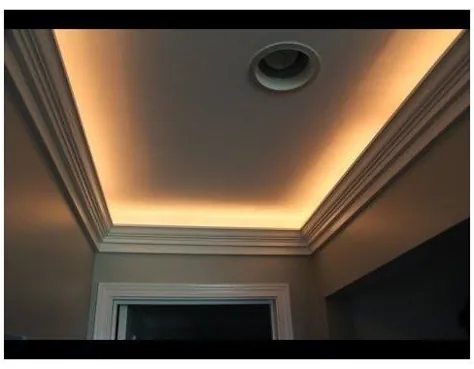 قالب تاج سقف اتاق خواب چراغ های LED