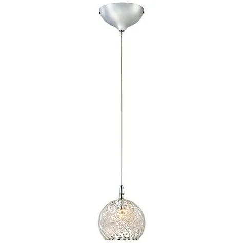 Possini Euro 4 1/2 "Wide Swirl Wire Glass Mini pendant light - # V8381 | Lamps Plus