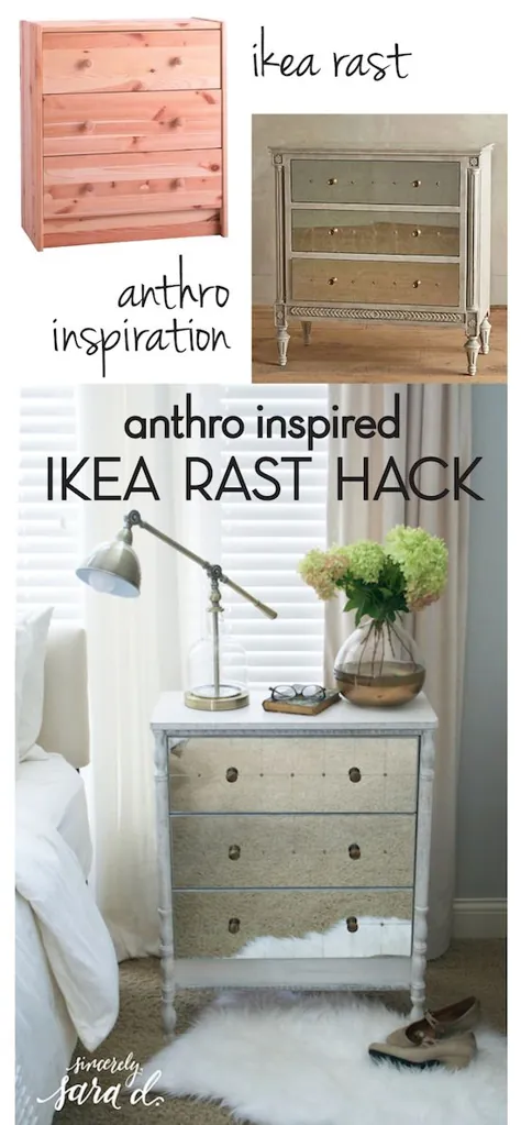 (الهام از انسان شناسی) هک کمد Rast IKEA - با احترام ، سارا دی. |  دکوراسیون منزل و پروژه های DIY