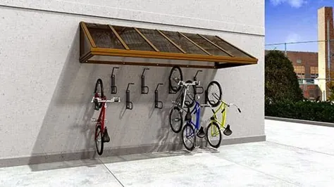 ذخیره سازی دوچرخه در فضای باز