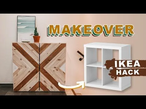 هک تبلیغاتی DIY Schuhregal + IKEA |  Brettertür aus Holz selber bauen |  آسان الکس