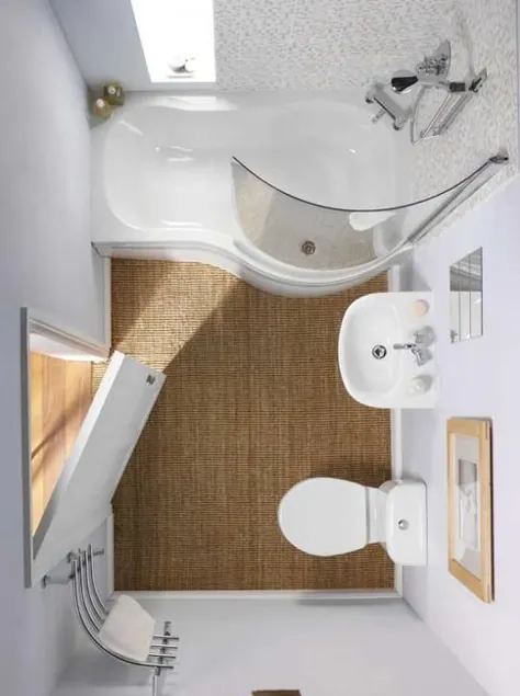 ایده های طراحی حمام کوچک و نکات مربوط به صحنه سازی منازل برای فضاهای کوچک