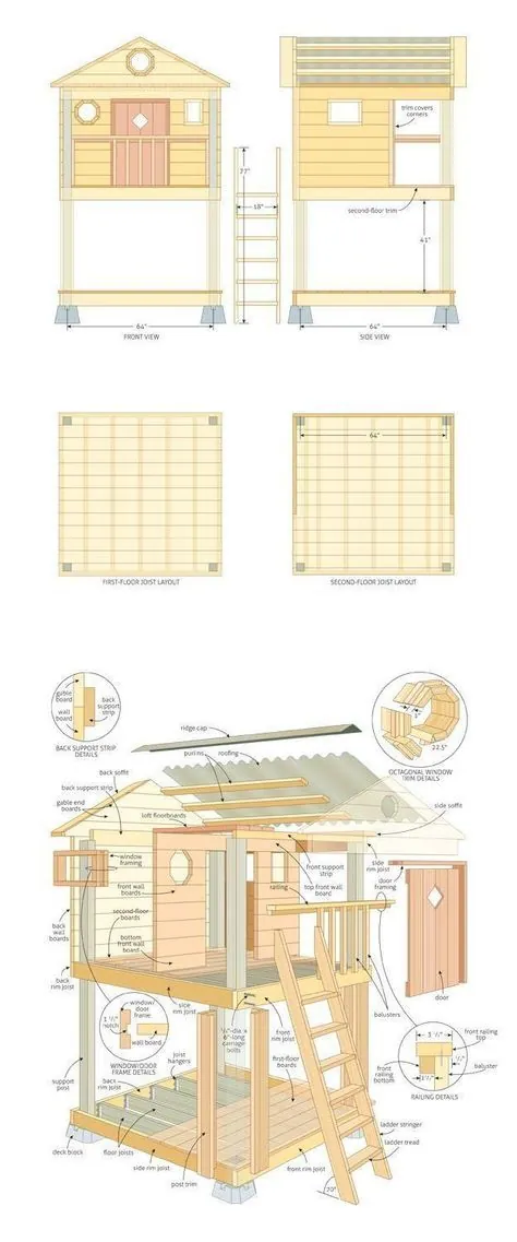 Spielhaus für den Garten selber bauen: DIY Anleitung - DIY، Garten - ZENIDEEN