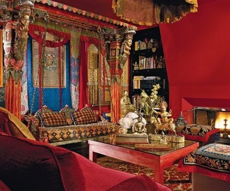 یک آپارتمان با الهام از تبت در نیویورک