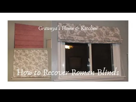 چگونه می توان Roman Blinds را بازیابی کرد