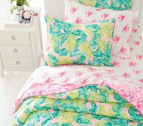 Lilly Pulitzer Reversible Mermaid Cove Comfort & Shams