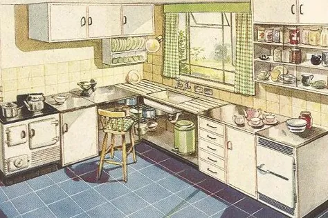 آشپزخانه ها - دهه 1940