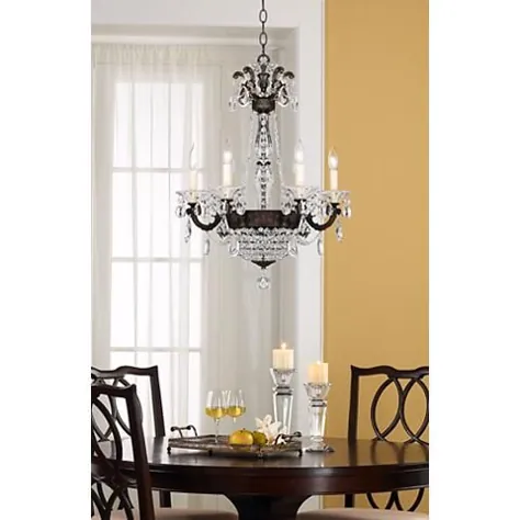 Schonbek La Scala Heirloom Bronze 21 "-W Crystal Loster - # N5760 | Lamps Plus