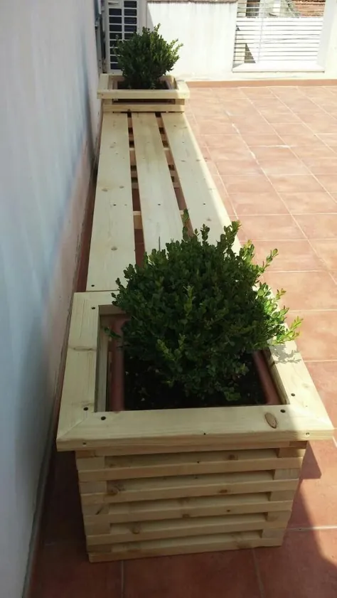 نحوه ساخت نیمکت باغی با قطعات گیاهان - ساخت ساده DIY