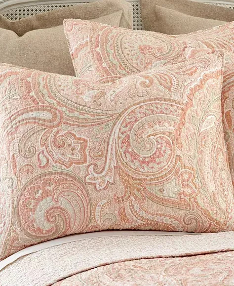 Levtex Spruce Coral Paisley Reversible Twin Twil Set & Reviews - لحاف و روتختی - تختخواب و حمام - میسی