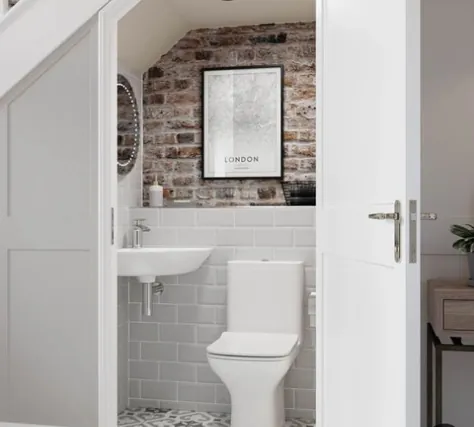 ایده های طراحی رختکن برای توالت طبقه زیرین شما - حمام ویکتوریا 4u