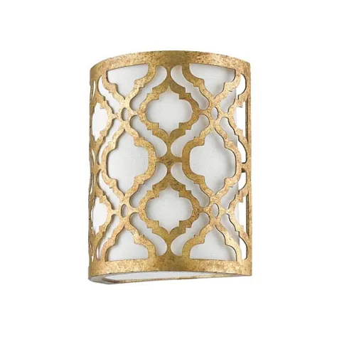 Lucas and McKearn Arabella Distrated Gold One Light Wall Sconce Gn / arabella1 |  بلاکور