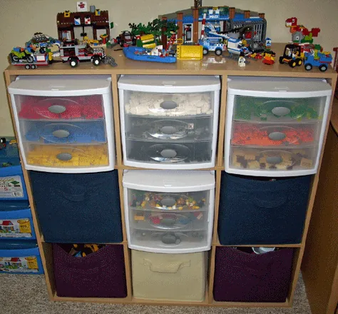 راه دیگری برای سازماندهی LEGO ها
