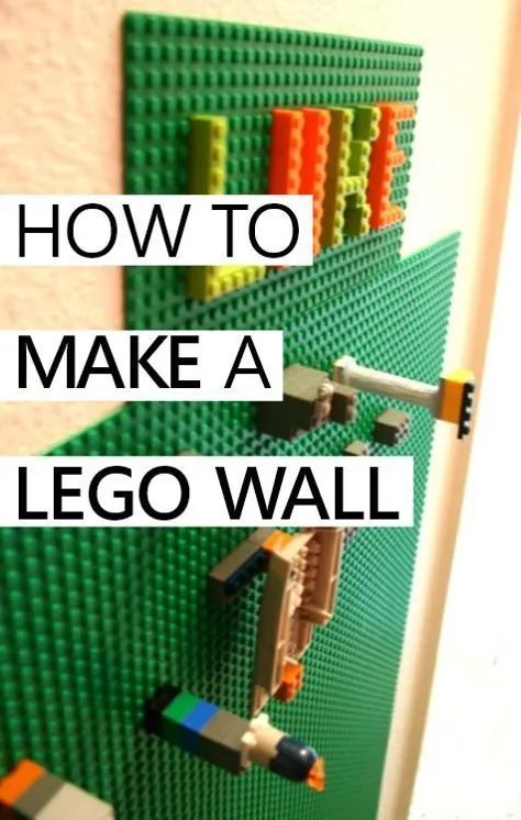 نحوه ساخت دیوار لگو