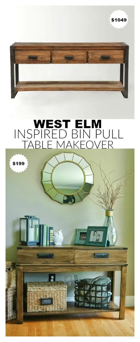 تغییر جدول West Elm Inspired HomeGoods