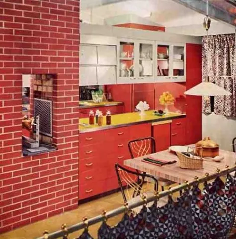 کابینت های آشپزخانه استیل چارلز: نگاهی به خط آنها در حدود سال 1957 -