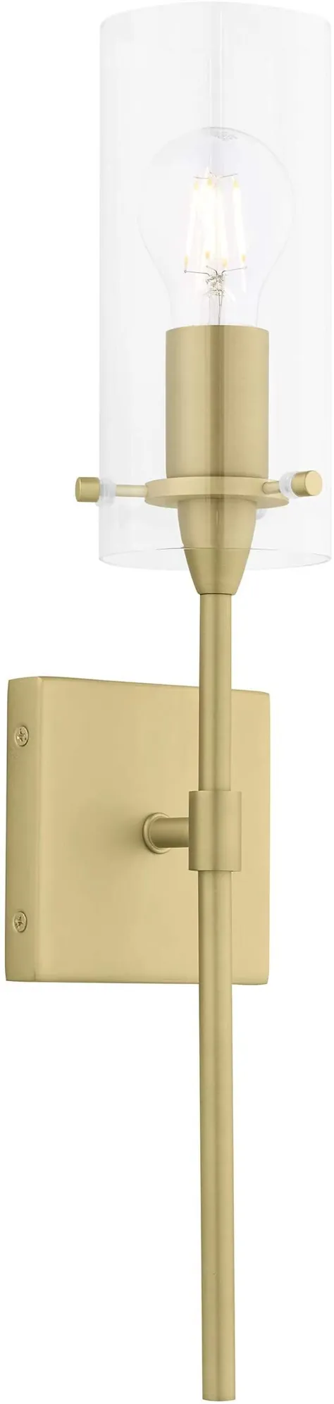 روشنایی دیوار عیار طلای Effimero - چراغ روشنایی حمام - چراغ های دیواری اتاق خواب داخل سالن مدرن با سایه های شیشه ای شفاف