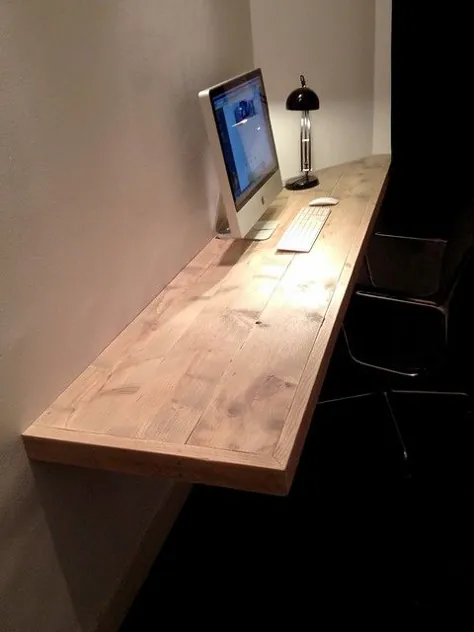 دفتر "میز شناور" |  Steigerhout |  Te koop bij w00tdesign