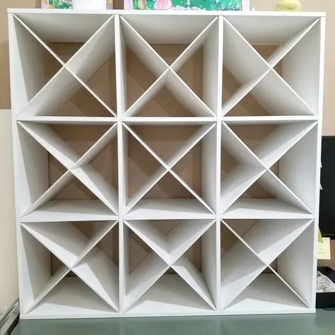 X Divider Cube Insert برای قفسه های ذخیره سازی مکعب یا سطل های ذخیره سازی