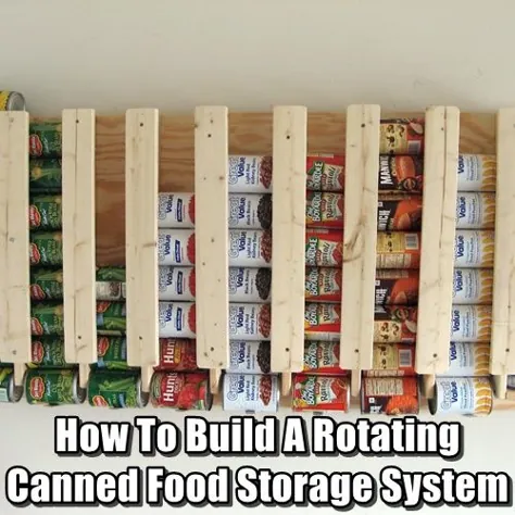 نحوه ساخت سیستم ذخیره مواد غذایی کنسرو چرخان