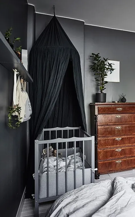 اتاق خواب زیبا و تاریک - طراحی کوکو لاپین