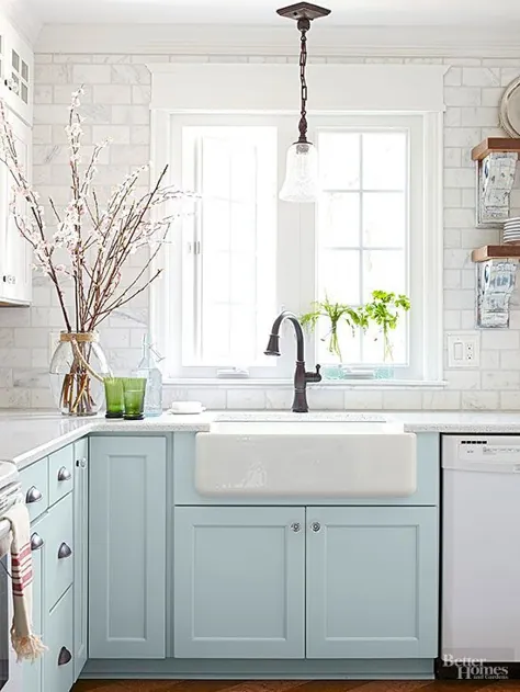 شش رنگ برای رنگ آمیزی کابینت های آشپزخانه شما (غیر از سفید) - سازماندهی شده توسط للا بوریس