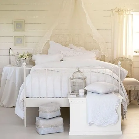 ایده های اتاق خواب سفید با فاکتور واو |  خانه ایده آل