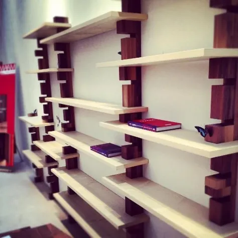قفسه های کتاب زیبا از مورلاتو