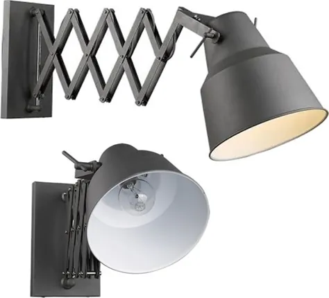 Trend / تحسین TW40060GY Plexus Industrial Style Swing Arm Lamp