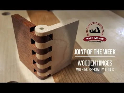 ساخت لولاهای چوبی با هیچ ابزار تخصصی - مشترک هفته