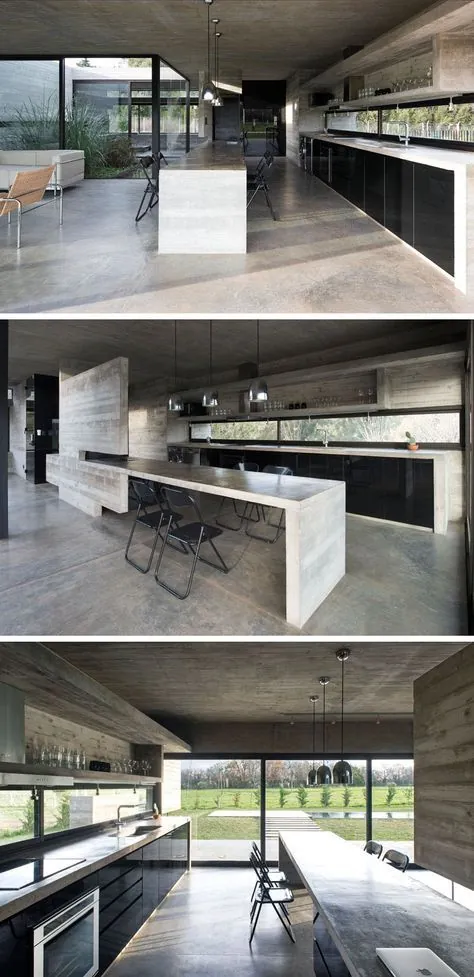 لوسیانو کروک یک خانه بتونی جدید در آرژانتین طراحی کرده است