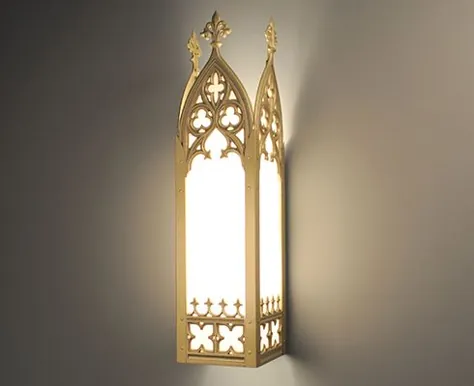 منینگ روشنایی فرانسوی گوتیک Sconce LBI-334