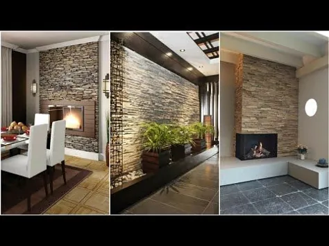 150 ایده تزئین دیوار سنگی برای طراحی دیوار اتاق نشیمن 2021