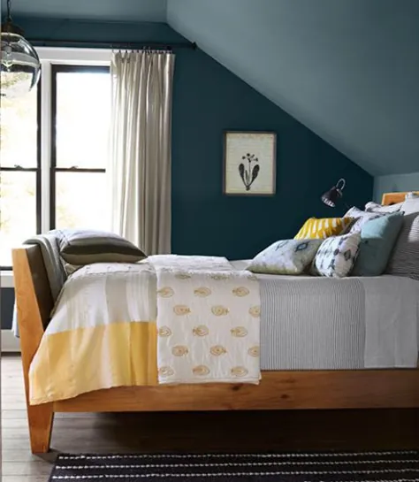 17 روش برای طراحی یک اتاق خواب رنگارنگ
