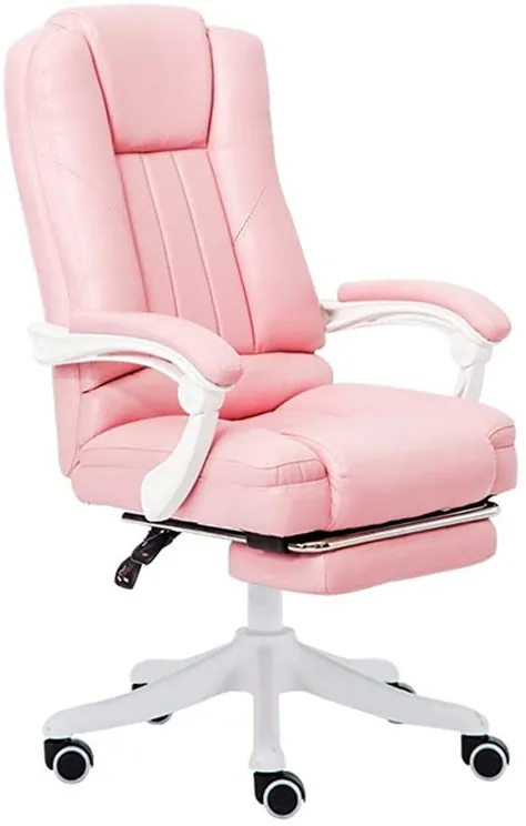 صندلی رایانه ای XR صندلی دخترانه صورتی صندلی تنبل صندلی خانگی صندلی ورزشی الکترونیکی صندلی خوابگاهی دانشجویی صندلی لنگر ، طرح نرده بلند کننده چرخان (رنگ: صورتی ، اندازه: 1224949CM)