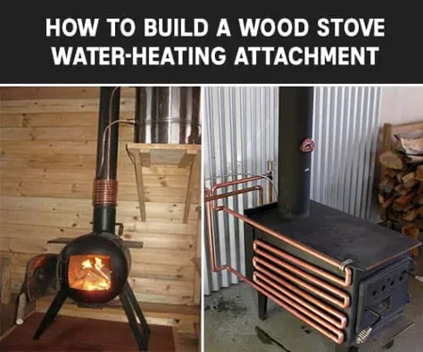 نحوه ساختن یک پیوست گرمایش آب با اجاق چوب