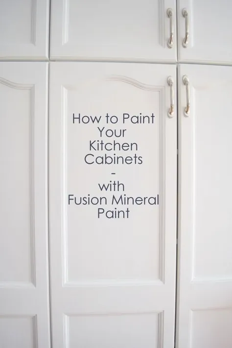 نحوه رنگ آمیزی کابینت آشپزخانه با استفاده از Fusion Mineral Paint - northstory + co