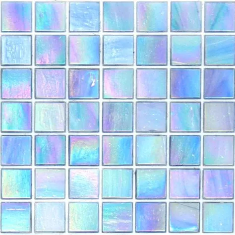 کاشی آبی - کاشی موزاییک شیشه ای گلس گلیس گلس رنگ