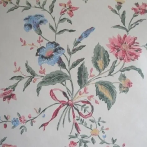 14sr Waterhouse کاغذ دیواری چاپ گل دستی Repro Victorian Floral Repro