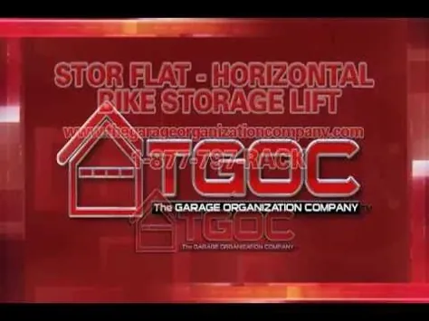 بالابر ذخیره سازی دوچرخه افقی TGOC Stor Flat
