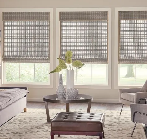 سایه های طبیعی Bali در فروشگاه Custom Blinds & Shades Lowe