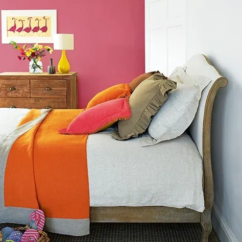 طرح های رنگی اتاق خواب - اتاق خواب های رنگارنگ - رنگ اتاق خواب