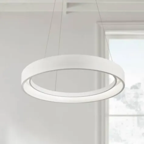 Elan Fornello 23 1/2 "Wide Dimmable LED White pendant light - # 5W162 | لامپ های Plus