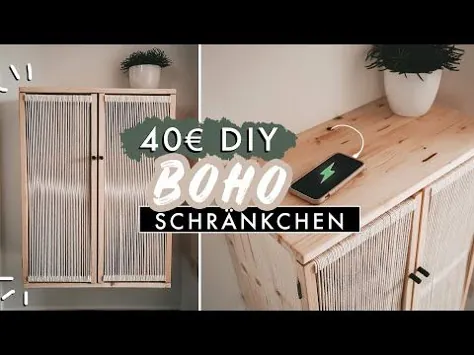 طراح DIY Hängeschrank im Boho Look - schwebe Regal selber bauen |  آسان الکس