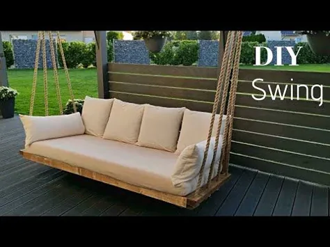 Hollywoodschaukel selber bauen / Porch Swing DIY / Hängeschaukel / صندلی چرخشی / تخت خواب / Садовые качели