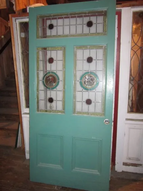 Salvage، Architectural Salvage، Inc. Exeter، NH English Door Glass