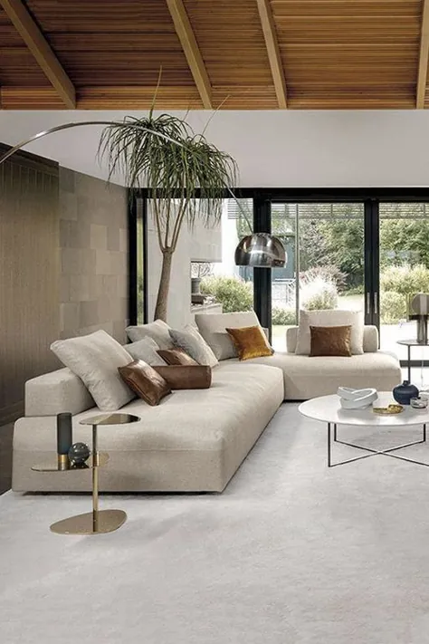 Maximale Kombinationfreiheit und höchsten Sitzkomfort bietet das Sofa MONOPOLI.  Entdecken Sie b... |  دکور اتاق نشیمن مدرن، اتاق نشیمن مدرن، اتاق نشیمن مدرن