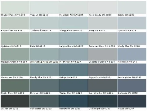 کوپن های شروین ویلیامز - رنگهای رنگی شروین ویلیامز - رنگهای رنگ خانه - رنگهای رنگی کاملاً خنثی - نمودار رنگی ، سواچ ، نمودار رنگی